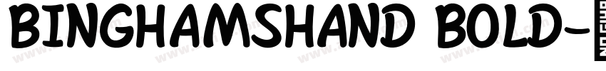 BinghamsHand Bold字体转换
